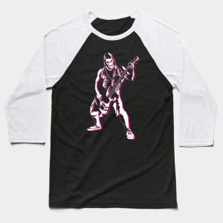 Heavy Metal Bass Player Baseball T-Shirt